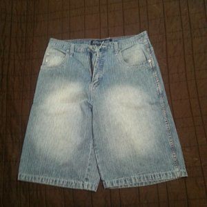 Vintage Y2K  Komani shorts denim jean Baggy Streetwear Skater